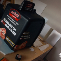Pizza per Tutti Φιλοτέχνηση κουτιού PERTUTTI | ΦΙΛΟΤΕΧΝΗΣΗ ΚΟΥΤΙ DELIVERY