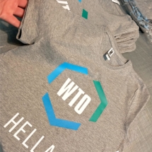 WTO - εκτύπωση σε tshirt με το λογότυπο της εταιρίας . WTO | εκτύπωση σεTSHIRT